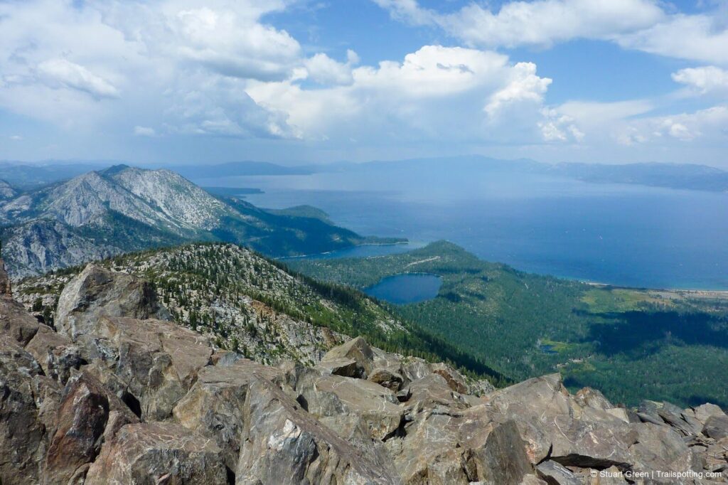 The view from Mount Tallac