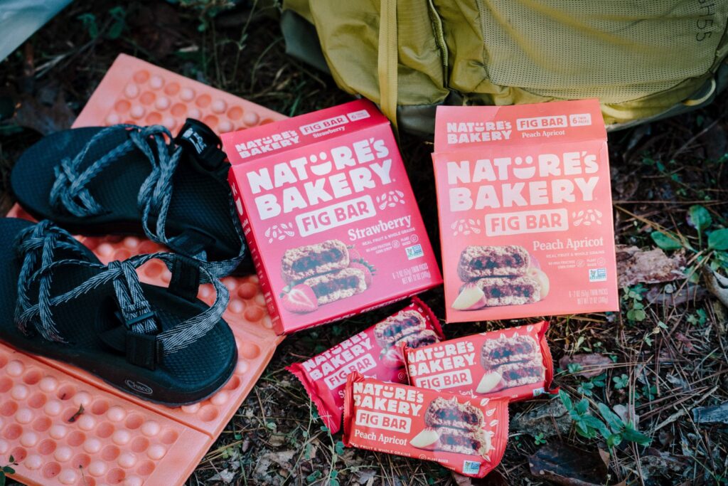 Food is essential to fuel your adventure, which is why it's one of the ten essentials. This image shows some tasty Nature's Bakery fig bars. A great adventure snack!